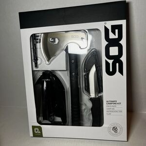 SOG Outdoor Adventure Kit -Axe, Knife & Fire Starter NIB